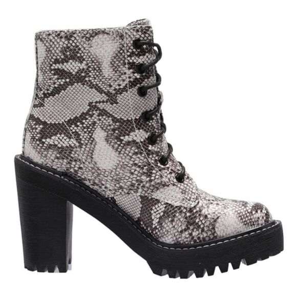 New Madden Girl Archiee Snakeskin Ankle Boot 7 NWOB - Picture 1 of 7